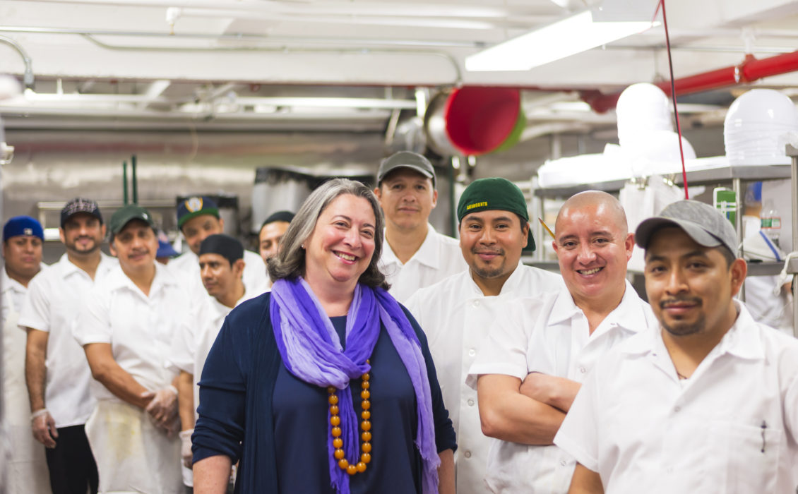 Deborah Miller and the Kitchen Team