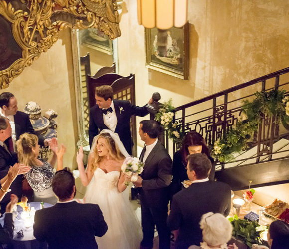Bride at wedding event
