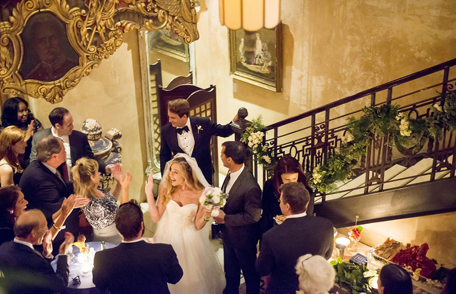 Bride at wedding event