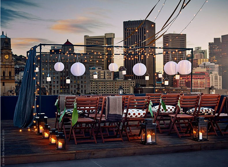 Rooftop event venue