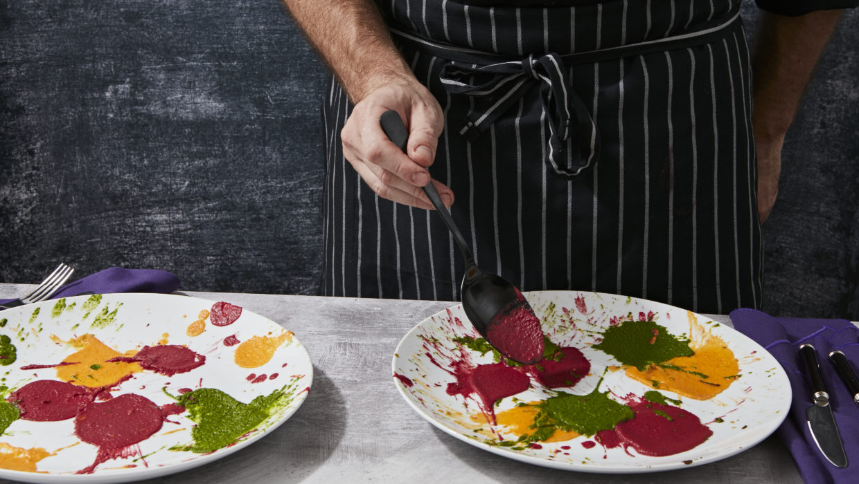Abstract Vegan, Action Shot