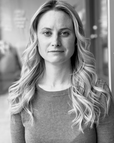 Alexandra Trogisch Headshot, Black & White
