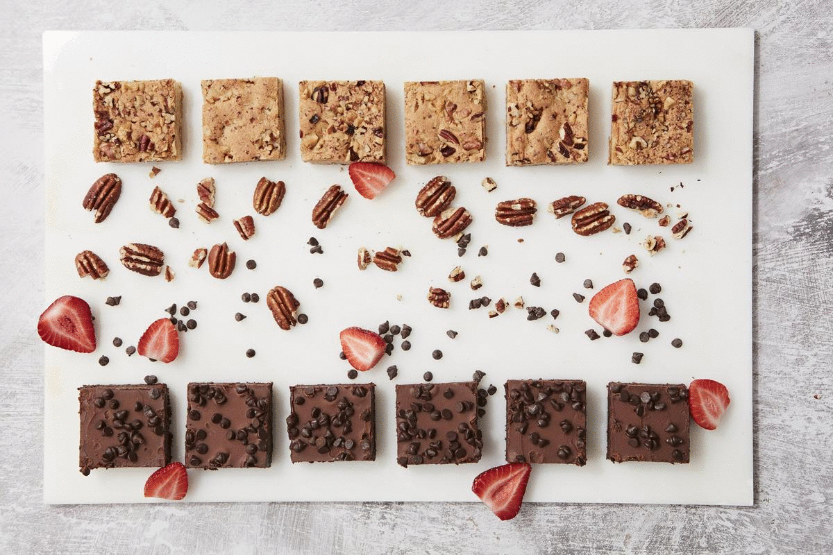 GIF of Chocolate Brownies and Pecan Butterscotch