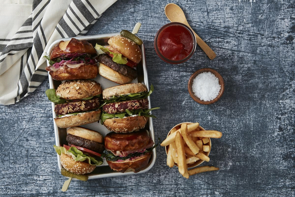 GIF of Cocktail Station Sliders