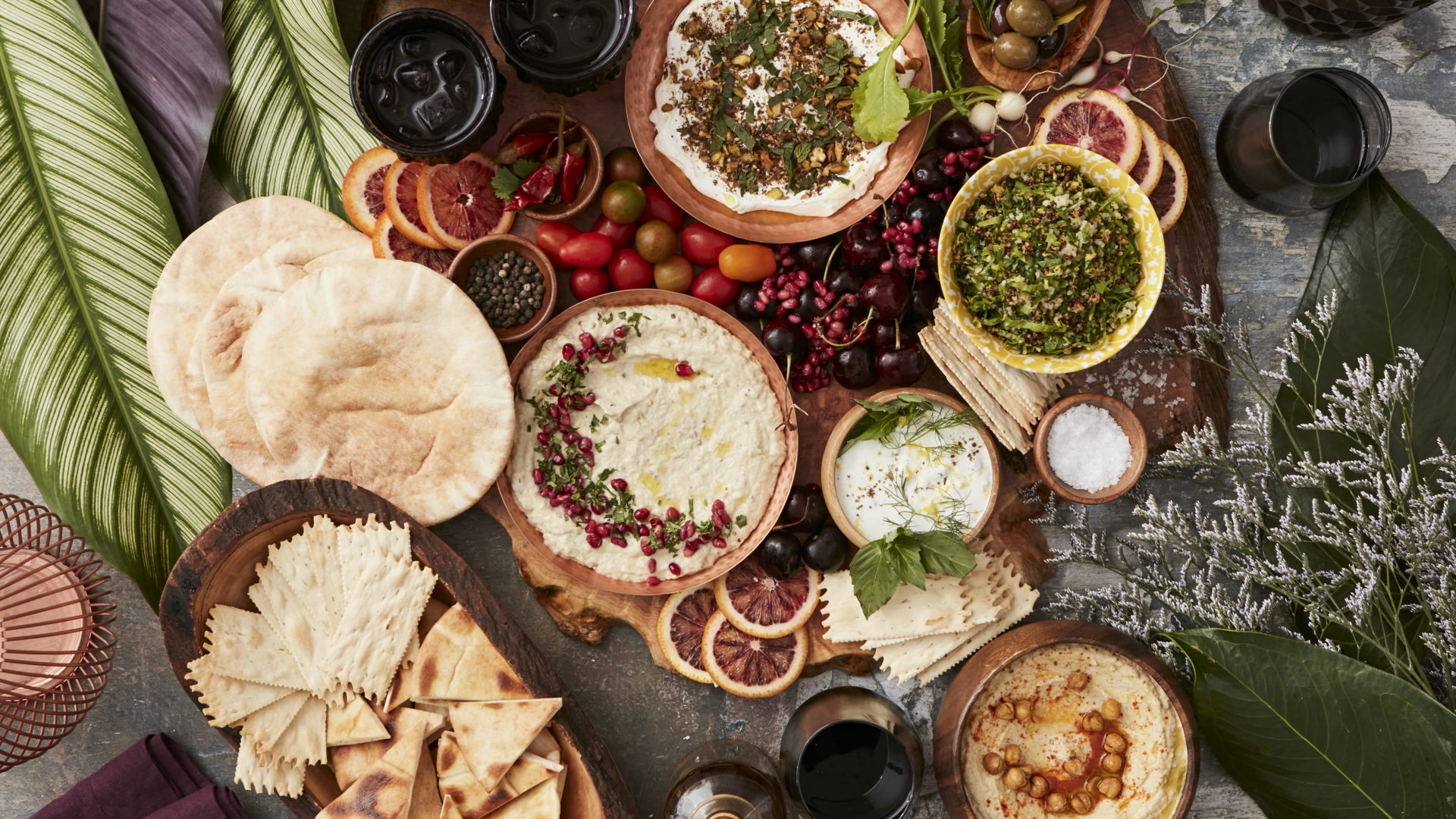 Mezze Cocktail Station