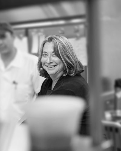 Deborah Miller Headshot, Black & White