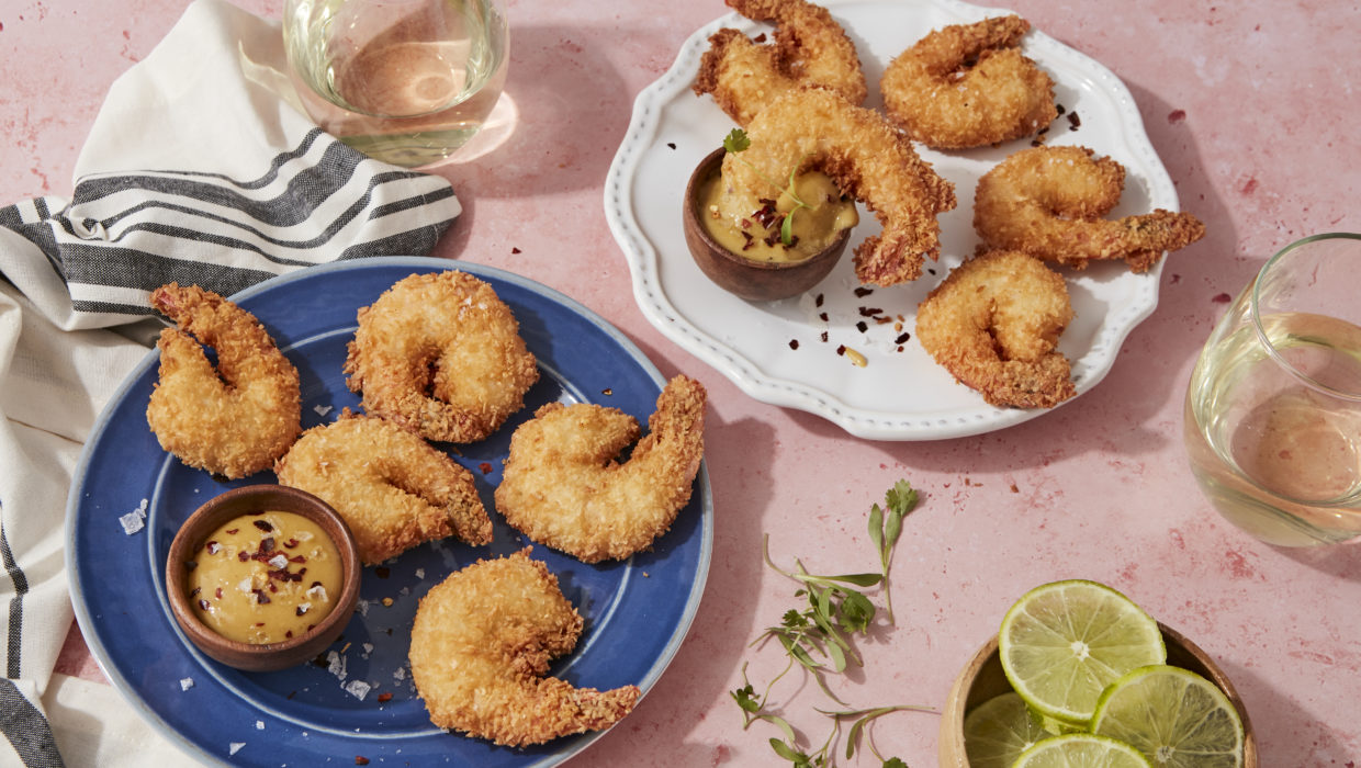 Hors d'Oeuvre - Coconut Shrimp, Citrus StoneFruit Mustard