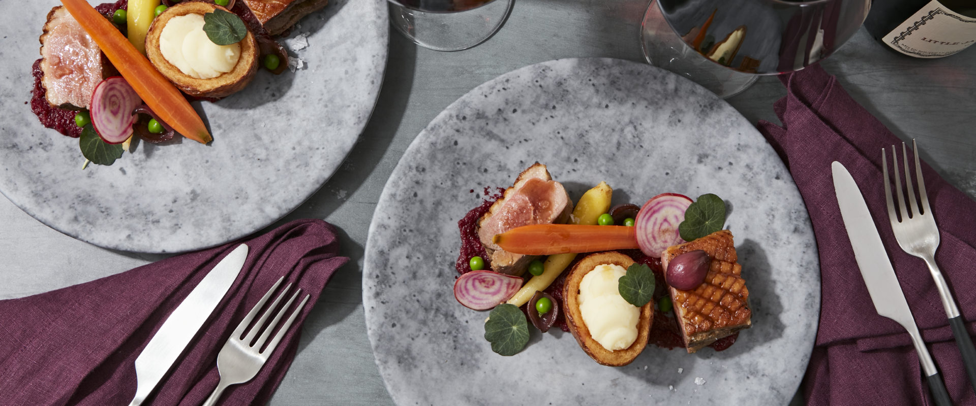 Duck Breast with Seasonal Vegetables