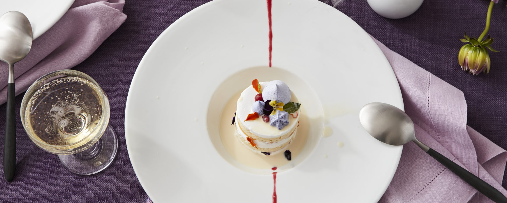 Tres Leches Cake, Plated