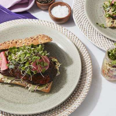 BBQ Mushroom Sandwich