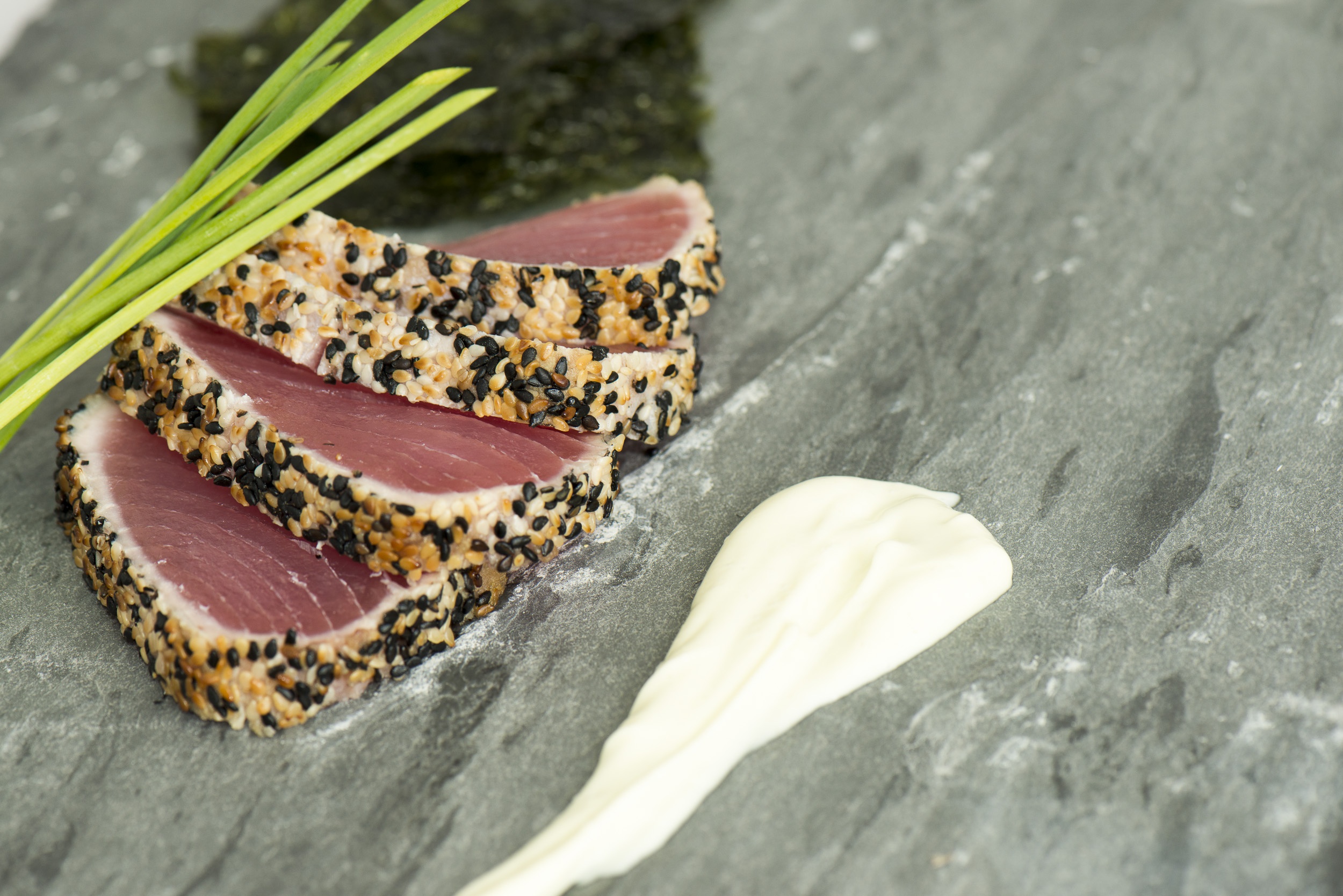 Sesame seed crusted tuna