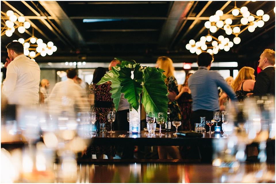 View from behind the bar