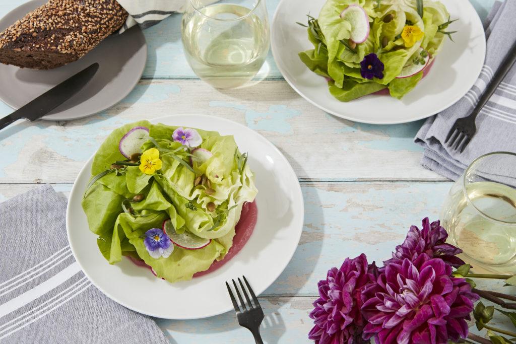 Garden Salad and Lemon Verbena Vinaigrette